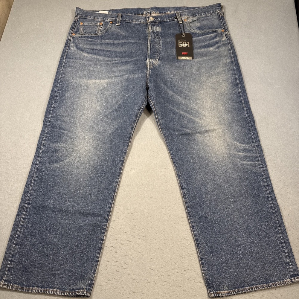 Levi's Premium Men 501 XX MENS 48X 30 Original Slim Button Fly Jeans  Blue  NWT